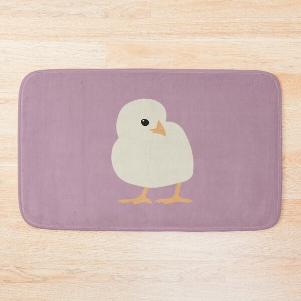 Item preview, Cute Minimalist Chick on Dusty Mauve Background designed and sold by Nasdigitalart.