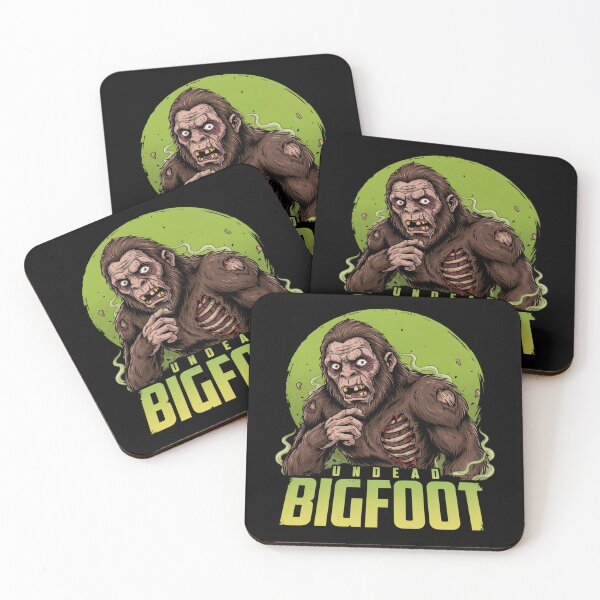 Item preview, Bigfoot Sasquatch Undead Creature Zombie Creepy Dystopian Horror  designed and sold by OurFunnyDesigns.