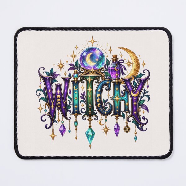 Item preview, Witchy Crystal Ball Divination for Mystics designed and sold by POD DYNASTY | Original Print On Demand T-Shirt Graphics.