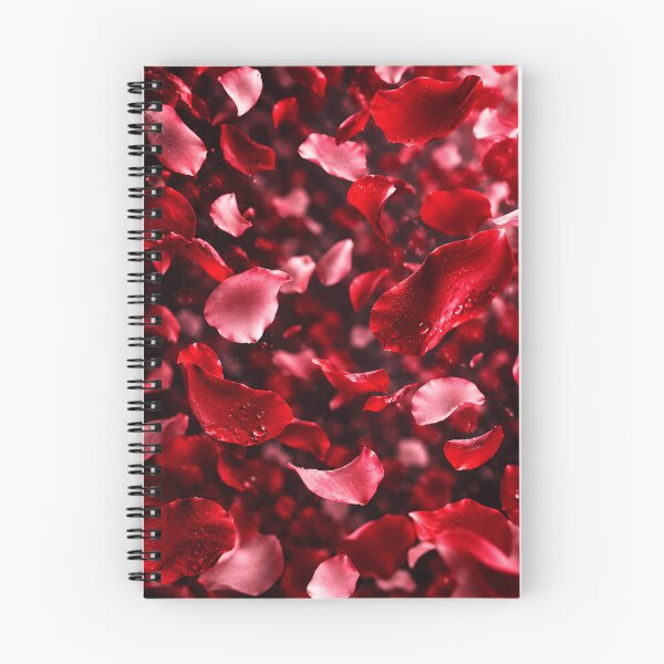 Item preview, Scattered Red Rose Petals Pattern designed and sold by KuzeyWestStudio.