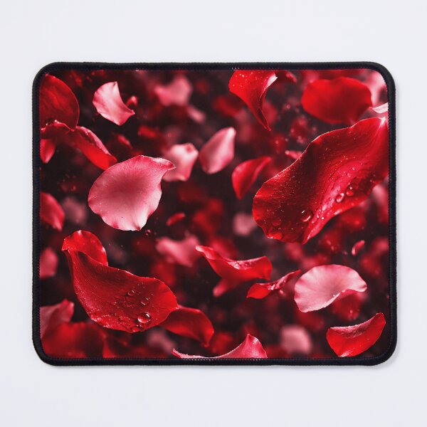 Item preview, Scattered Red Rose Petals Pattern designed and sold by KuzeyWestStudio.