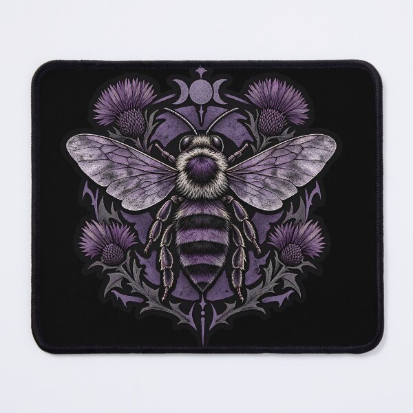 Item preview, Purple Bee Gothic Art designed and sold by CursedTeaDesigns.