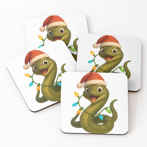 Item preview, Olive Sea Snake Christmas designed and sold by Sillytoe.