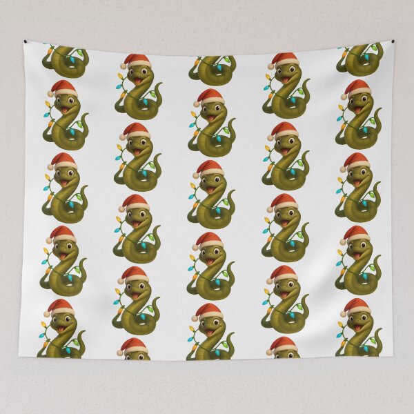 Item preview, Olive Sea Snake Christmas designed and sold by Sillytoe.