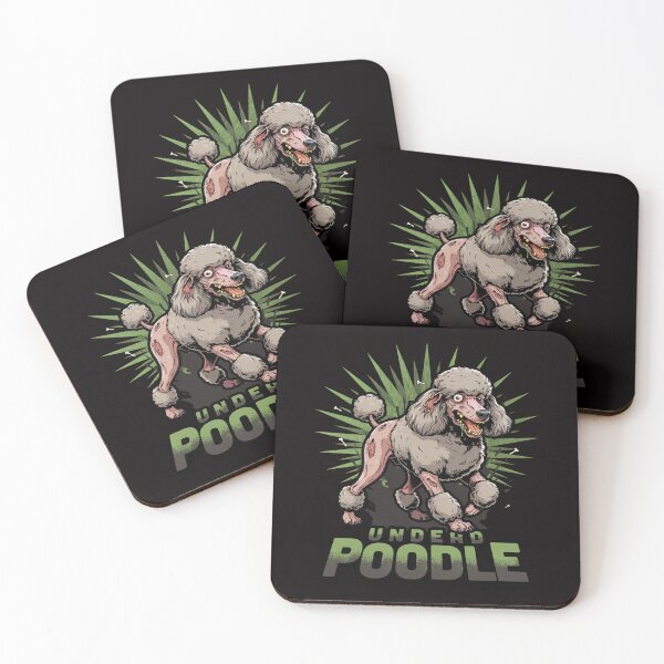 Item preview,  Poodle Undead Creature Zombie Creepy Dystopian Horror  designed and sold by OurFunnyDesigns.