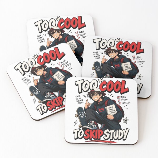 Item preview, Too Cool to Skip Study – Cool Student Design designed and sold by Smart-ish Studio.