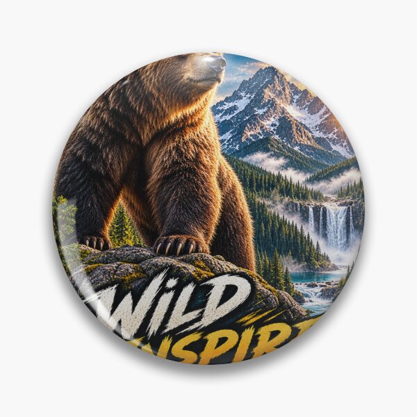 Item preview, Wild Bear Mountain Adventure – Wilderness & Freedom Design designed and sold by Wild Inspire.