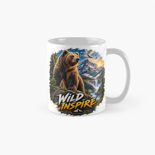 Item preview, Wild Bear Mountain Adventure – Wilderness & Freedom Design designed and sold by Wild Inspire.