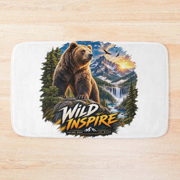 Item preview, Wild Bear Mountain Adventure – Wilderness & Freedom Design designed and sold by Wild Inspire.