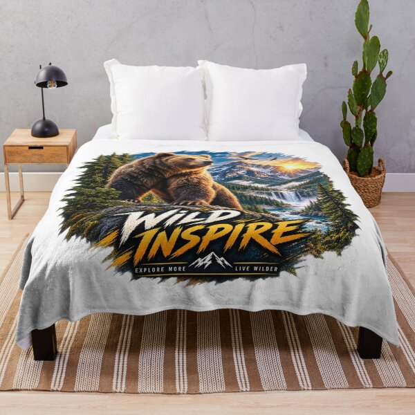 Item preview, Wild Bear Mountain Adventure – Wilderness & Freedom Design designed and sold by Wild Inspire.