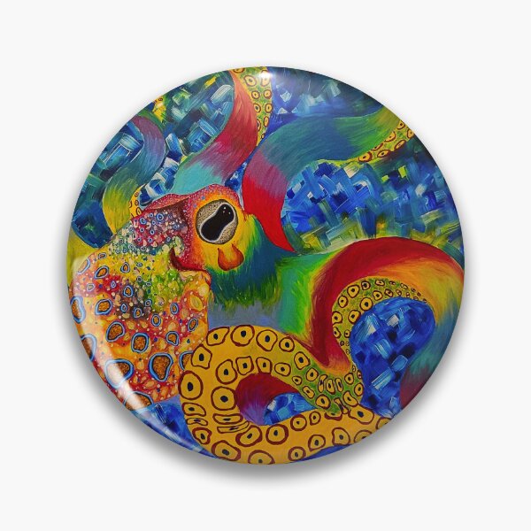 Item preview, Rainbow octopus designed and sold by bumblbri-arts.