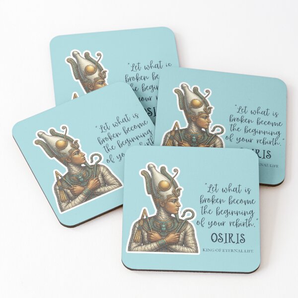 Item preview, Osiris Rebirth Egyptian Quote Sticker designed and sold by KaBaRen.