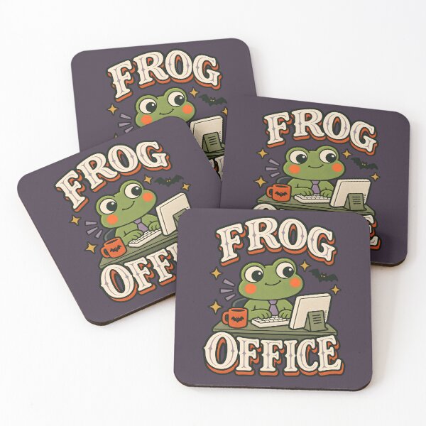 Item preview, Frog Office Retro Workplace Humor designed and sold by  MAD's Recreation Studio.