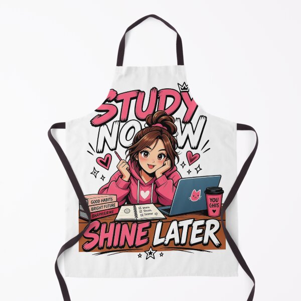 Item preview, Study Now Shine Later – Cute Student Motivation designed and sold by Smart-ish Studio.