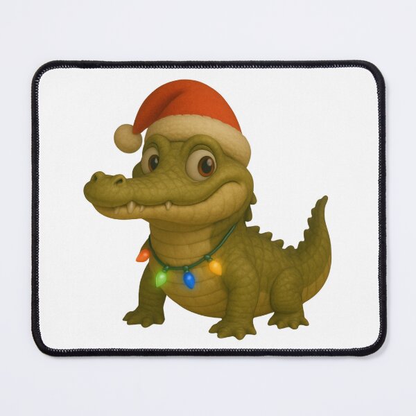 Item preview, Orinoco Crocodile Christmas designed and sold by Sillytoe.