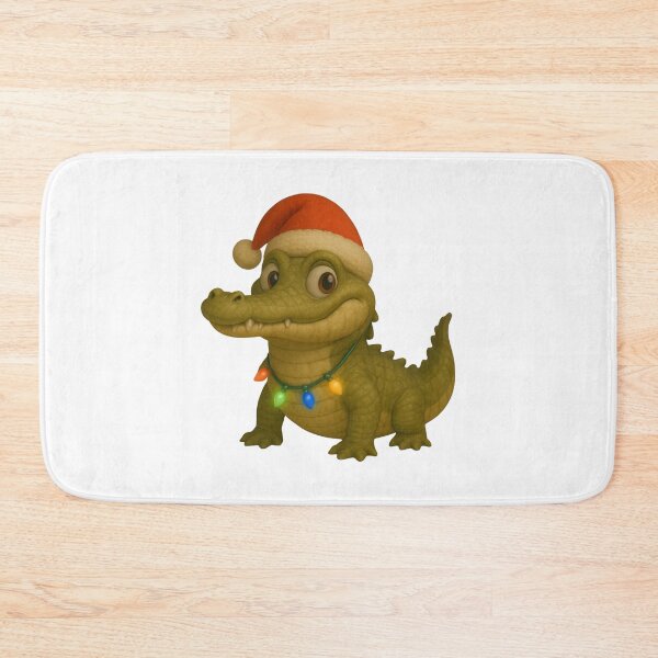 Item preview, Orinoco Crocodile Christmas designed and sold by Sillytoe.