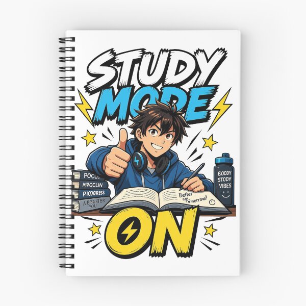 Item preview, Study Mode On – Student Motivation Design designed and sold by Smart-ish Studio.