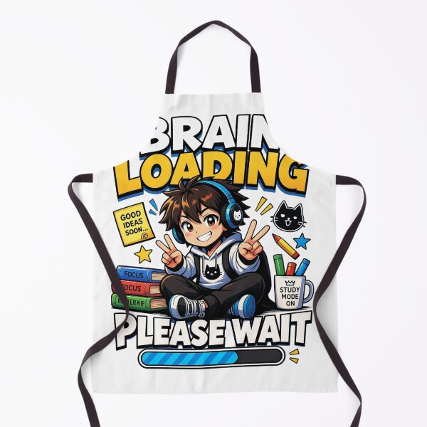 Item preview, Brain Loading Please Wait – Funny Study Design designed and sold by Smart-ish Studio.