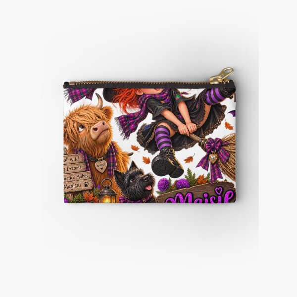Item preview, Maisie – Wee Witch in Training | Funny Scottish Witch designed and sold by Thistleinkart.
