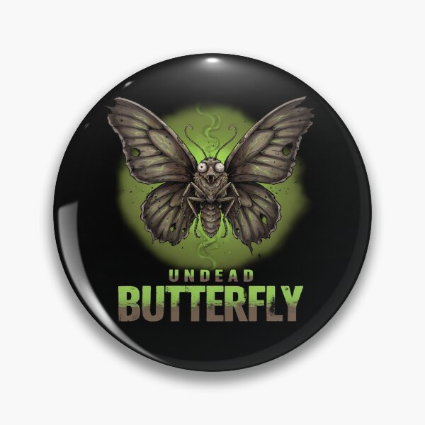 Item preview, Butterfly Undead Creature Zombie Creepy Horror  designed and sold by OurFunnyDesigns.
