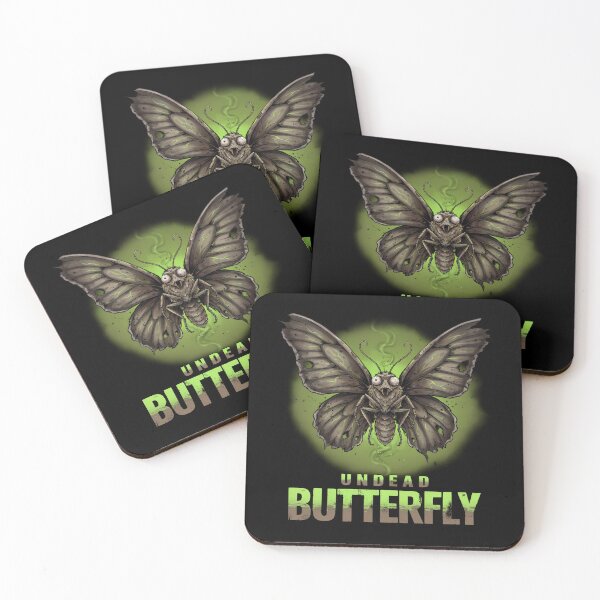 Item preview, Butterfly Undead Creature Zombie Creepy Horror  designed and sold by OurFunnyDesigns.
