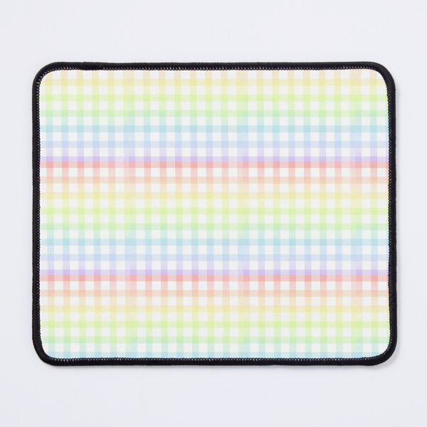 Item preview, Pastel Rainbow Gingham Checkered Pattern designed and sold by Cleairydelulu.
