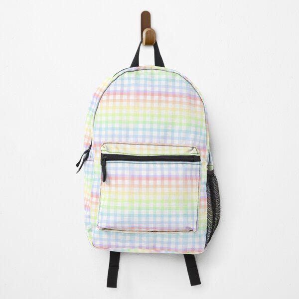 Item preview, Pastel Rainbow Gingham Checkered Pattern designed and sold by Cleairydelulu.