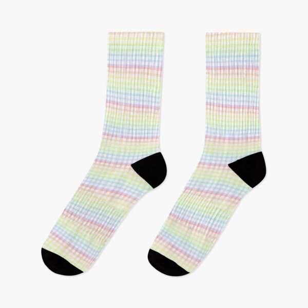 Item preview, Pastel Rainbow Gingham Checkered Pattern designed and sold by Cleairydelulu.