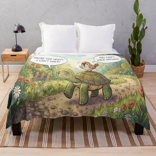 Item preview, Funny Turtle and Bird Dialogue designed and sold by AfresStudio.