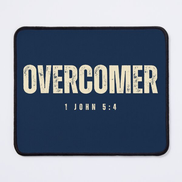 Item preview, Overcomer | 1 John 5:4 | Christian Testimony Gift | Bold Faith Apparel | Christian Overcomer Gift designed and sold by HooptownRV.