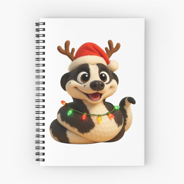 Item preview, Panda Pied Ball Python Christmas designed and sold by Sillytoe.
