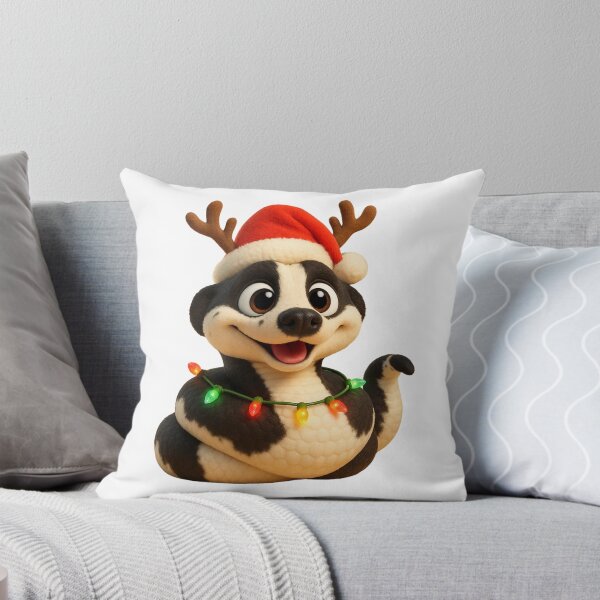 Item preview, Panda Pied Ball Python Christmas designed and sold by Sillytoe.