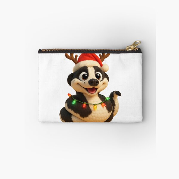 Item preview, Panda Pied Ball Python Christmas designed and sold by Sillytoe.