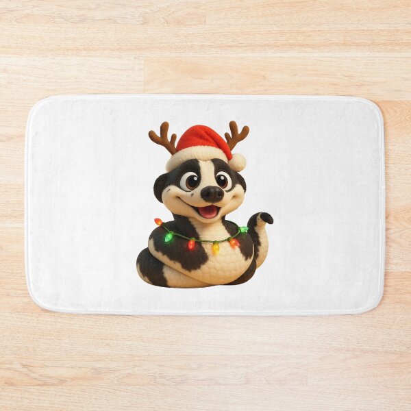 Item preview, Panda Pied Ball Python Christmas designed and sold by Sillytoe.
