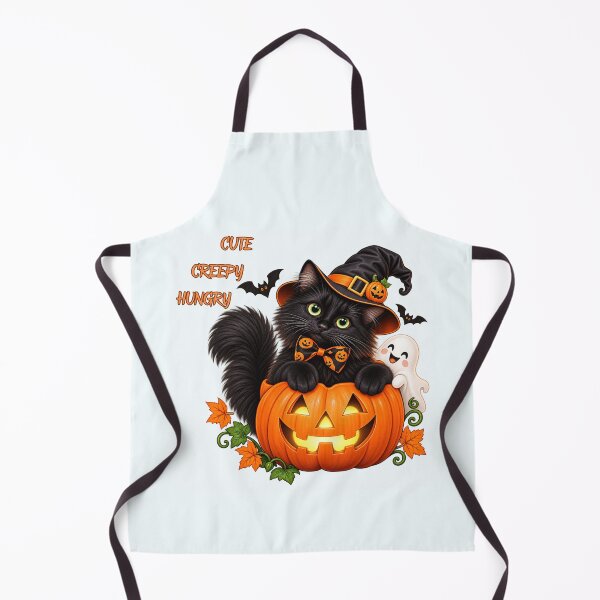 Item preview, Cute Creepy Halloween Floof Black Cat designed and sold by lumar23.