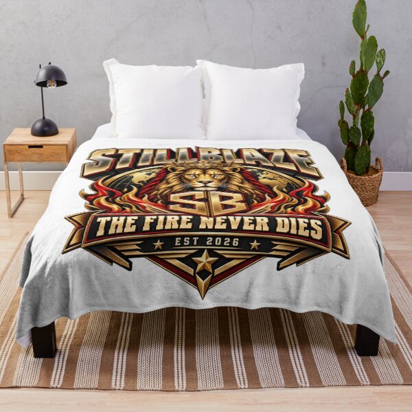 Item preview, STILLBLAZE The Fire Never Dies – Lion Streetwear designed and sold by BilcoStillbaze.