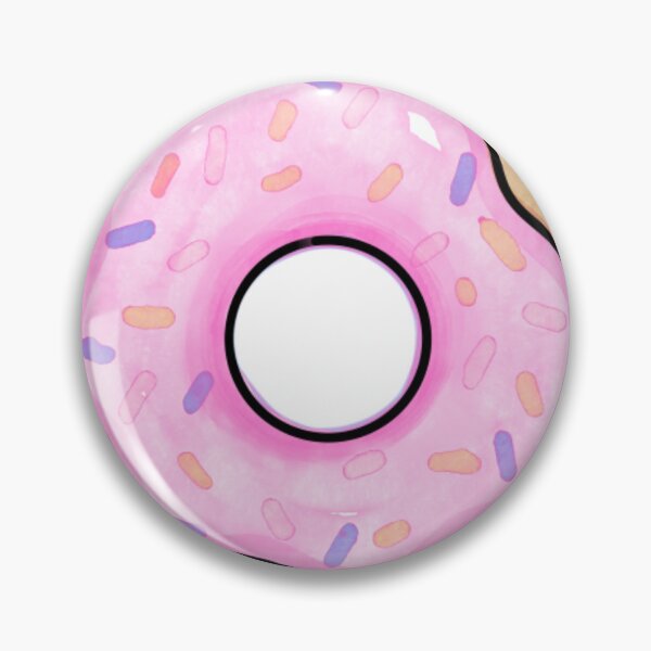Item preview, Donut with Pink Icing and Sprinkles Sticker designed and sold by alanamaeart.