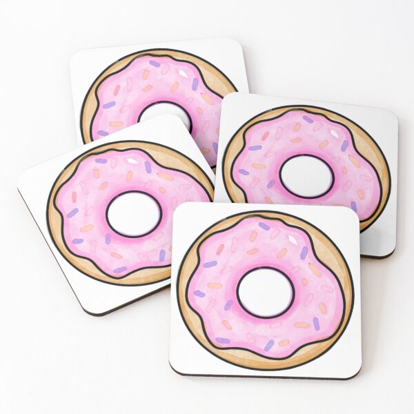 Item preview, Donut with Pink Icing and Sprinkles Sticker designed and sold by alanamaeart.