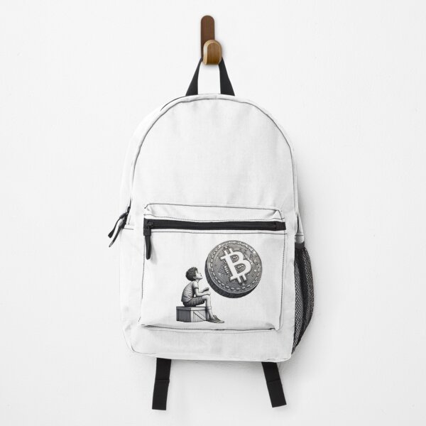 Item preview, Arte del pensador de Bitcoin y del inversor en criptomonedas designed and sold by UrbanKosi.
