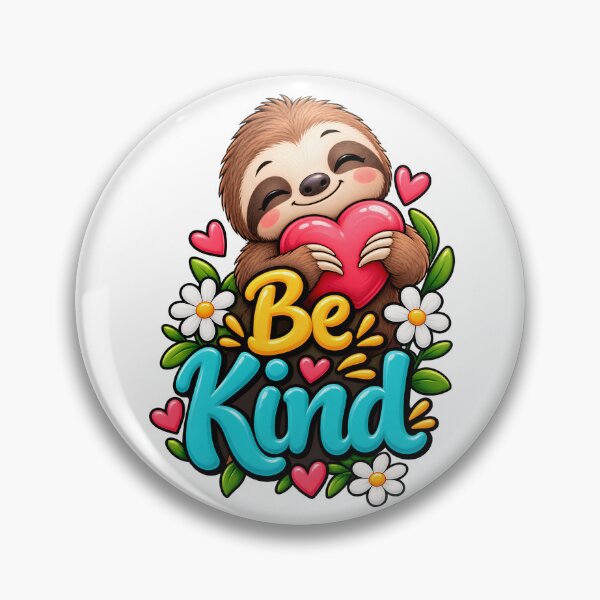 Item preview, Cute Sloth Be Kind Heart Kawaii Sloth Lover designed and sold by BellabdO.