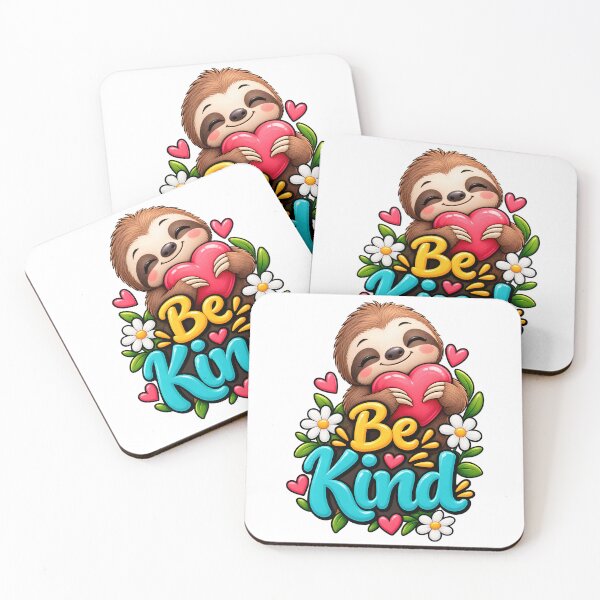 Item preview, Cute Sloth Be Kind Heart Kawaii Sloth Lover designed and sold by BellabdO.