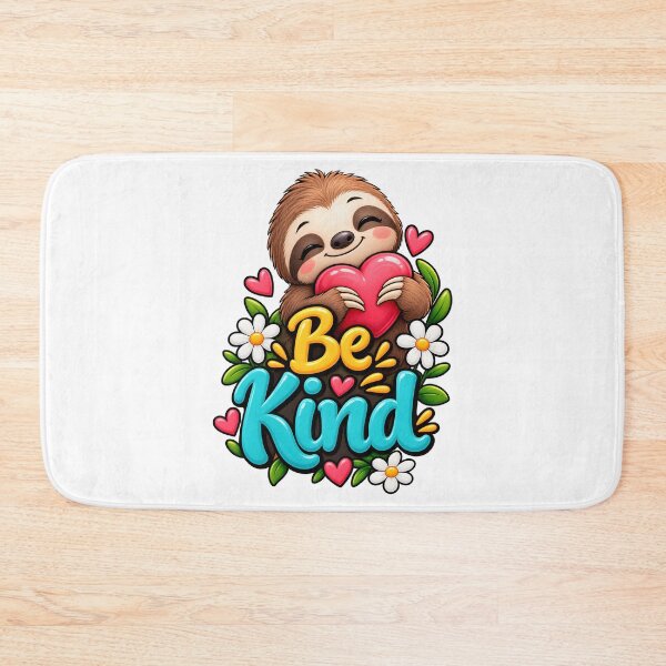 Item preview, Cute Sloth Be Kind Heart Kawaii Sloth Lover designed and sold by BellabdO.
