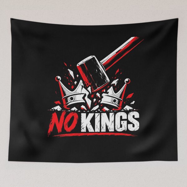 Item preview, No Kings Anti Trump Protest designed and sold by TEEJAMBOREE.