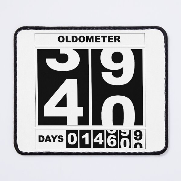 Item preview, Oldometer 40th Birthday Funny Milestone Odometer Shirt designed and sold by oldometerdesign.