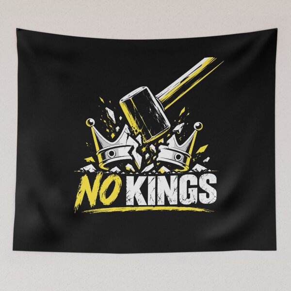 Item preview, No Kings Anti Trump Protest designed and sold by TEEJAMBOREE.
