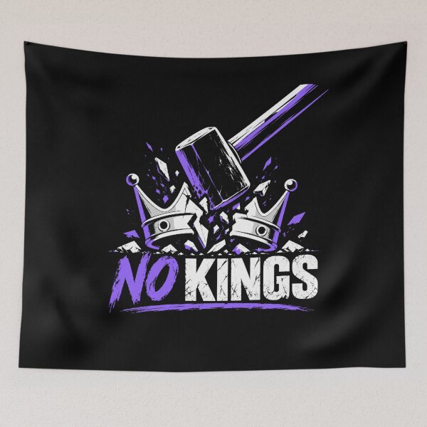 Item preview, No Kings Anti Trump Protest designed and sold by TEEJAMBOREE.