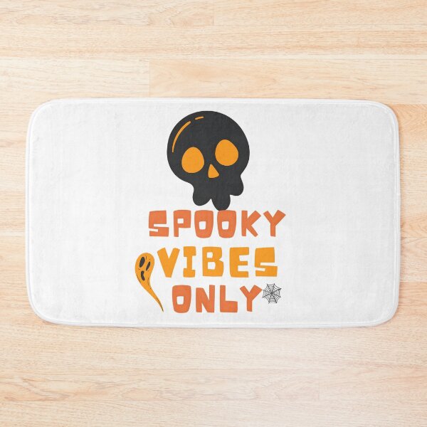 Item preview, Spooky Vibes Skull & Ghost Halloweent | Unique Black & Orange Design designed and sold by VibranPalette.