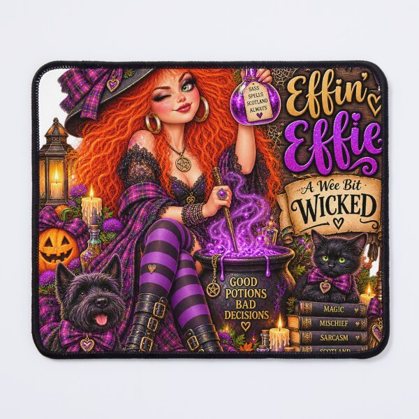 Item preview, Effin’ Effie – A Wee Bit Wicked | Scottish Witch designed and sold by Thistleinkart.