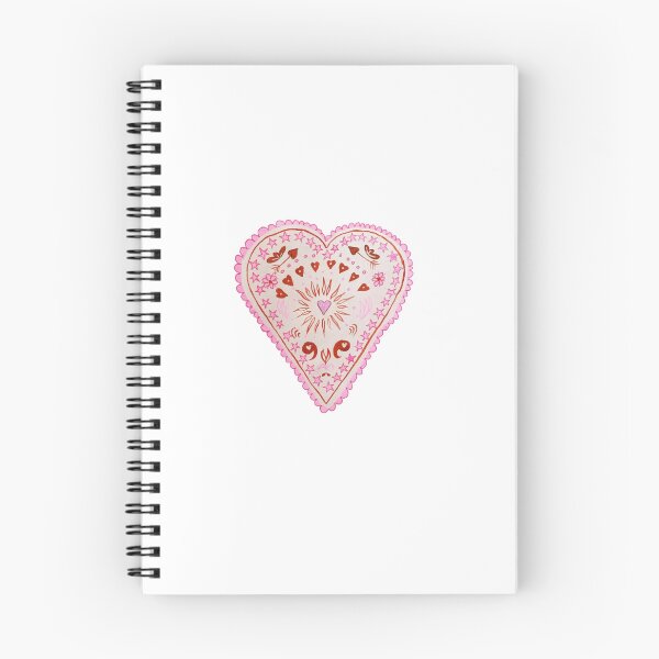 Item preview, pink white warm heart detailed love heart hungarian authentic lover stars designed and sold by bunnylover4life.