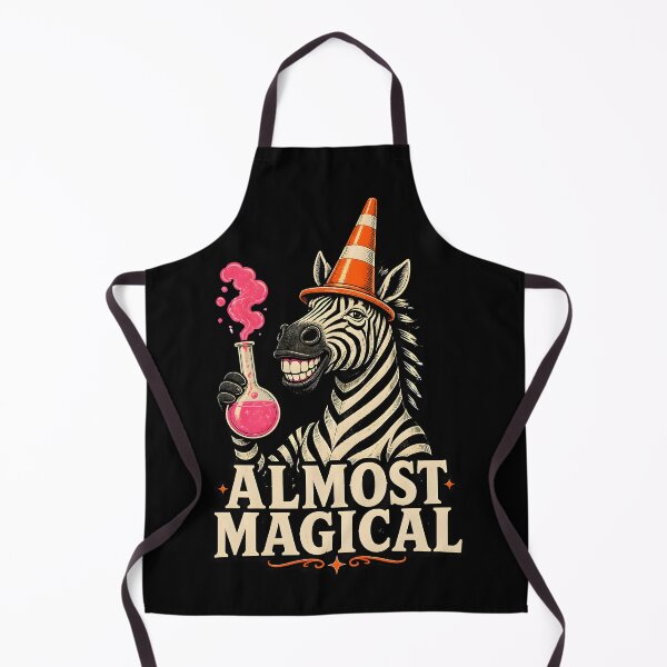 Item preview, Almost Magical Funny Zebra Traffic Cone Wizard Humor Gift designed and sold by LeSoniPapaPrint.